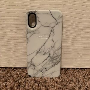 Lumee White Marble iPhone X Case